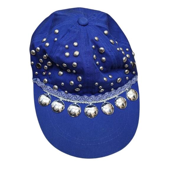 ROYAL BLUE LADIES Embellished Hat - Picture 1 of 4